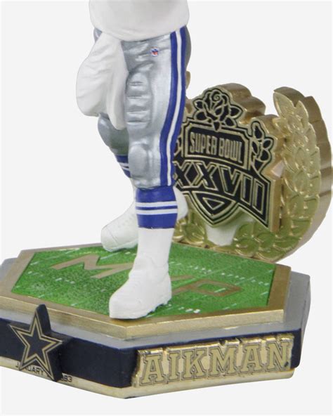 Troy Aikman Dallas Cowboys Super Bowl XXVII MVP 30th Anniversary Bobbl FOCO