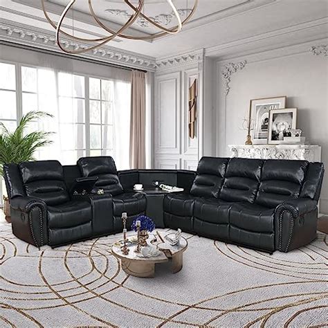 Top 10 Leather Sectionals With Recliners of 2022 - Katynel