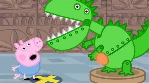 Peppa Pig English Episodes 🦖 Peppa Pig and George Celebrate Dinosaur ...