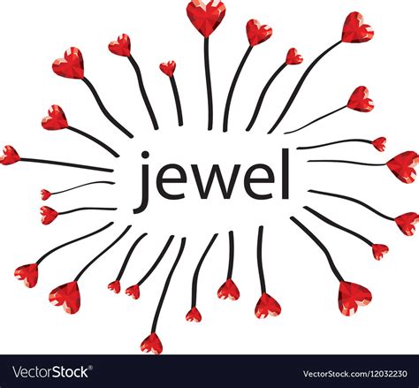 Logo jewel Royalty Free Vector Image - VectorStock