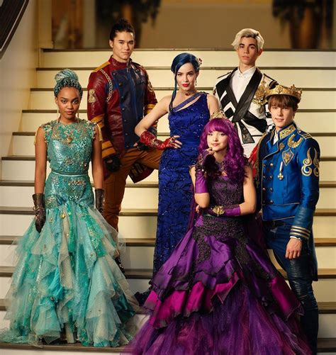 Disney Descendants 2 in Cotillion costumes - YouLoveIt.com