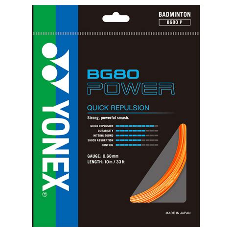 Yonex BG 80 Power Orange Orange | BADMINTON \ Strings \ Sets | Rakiety ...