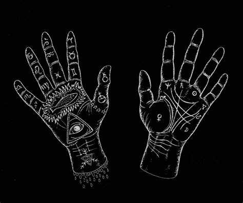 Hands of the Mysteries. The alchemical symbol of apotheosis, the ...