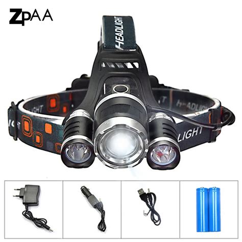 XML T6 LED Headlamp Headlight 15000 lumens Head Lamp Flashlight ...