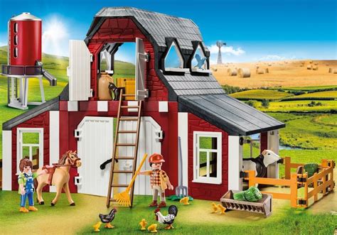 Playmobil Set: 9315 - Barn with Silo - Klickypedia