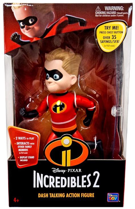 Incredibles 2 Dash 8 Talking Action Figure Thinkway Toys - ToyWiz