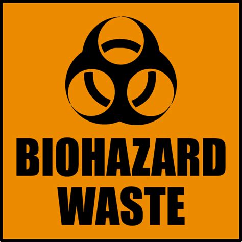 Biohazard Waste Label L2438 - by SafetySign.com