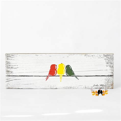 Three Little Birds Wall Art 3 Little Birds Decor for Gallery - Etsy