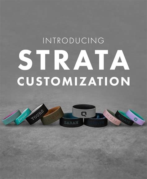 Customize a Strata Silicone Ring - Personalize Your Ring with Text ...