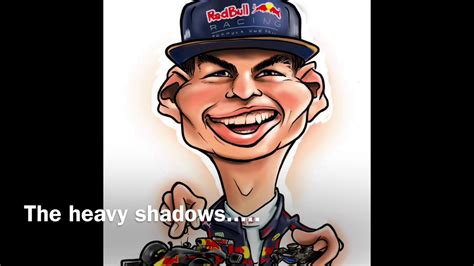 Max Verstappen Caricature