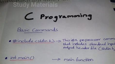 Basics of c programming | Tutorial for all beginners of c programming ...