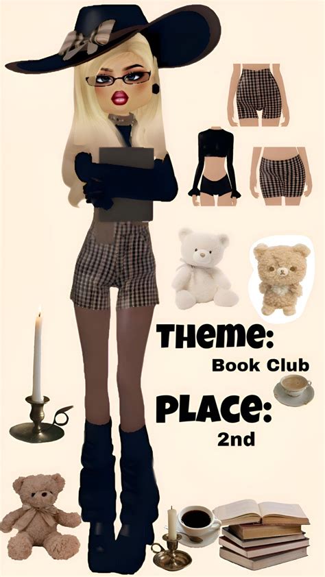 Dress To Impress Book club theme outfit idea Like and follow