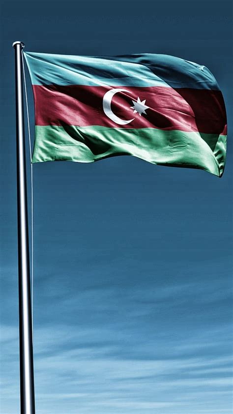 Azerbaijan Flag, flags, turk, HD phone wallpaper | Peakpx