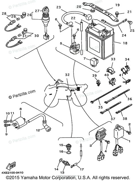 Yamaha ATV 1999 OEM Parts Diagram for Electrical - 1 | Partzilla.com