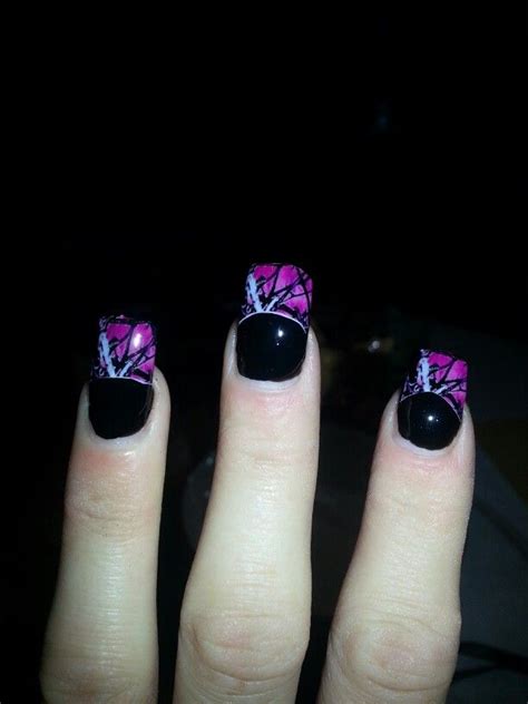 Pin by Trica Weatherford on camo :) | Pink camo nails, Camouflage nails ...