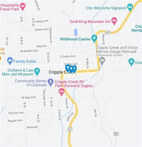 Casinos and Hotels In Cripple Creek Colorado - Google My Maps