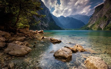 Nature, Landscape, Alps, Summer, Lake, Mountain, Trees, Water wallpaper ...