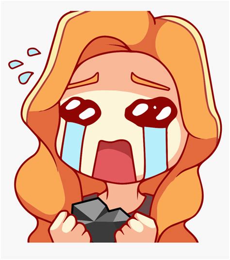 Cry Emote With A Lump Of Coal - Discord Anime Cry Emotes, HD Png ...