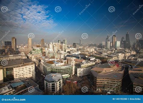 Rooftop view of London stock photo. Image of english - 145192280