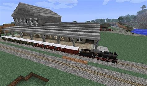 Railroad System with Traincraft Minecraft Map