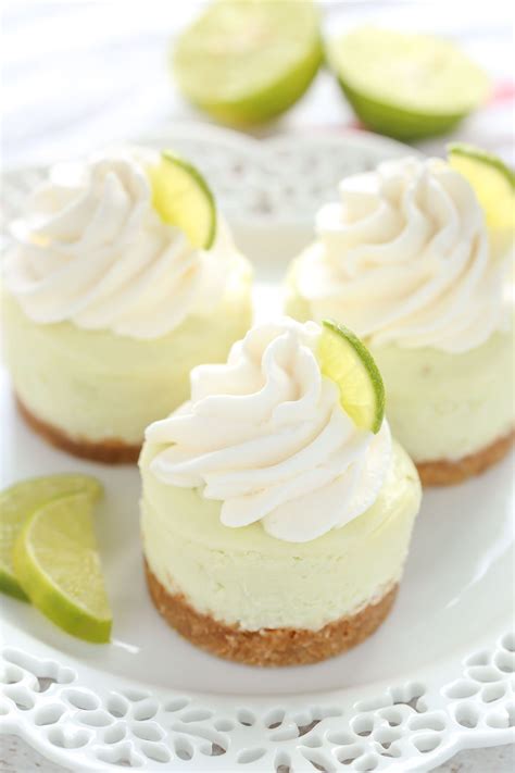 Mini Key Lime Cheesecakes | Bite size desserts, Mini desserts, Mini ...