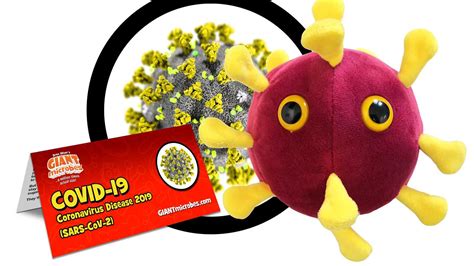 Giant Microbe Coronavirus COVID 19 Plushie