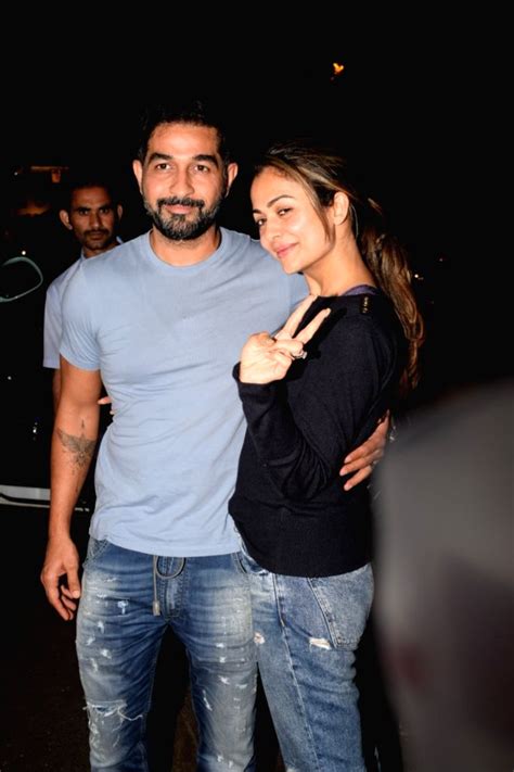 Amrita Arora and Shakeel Ladak seen at Bandra