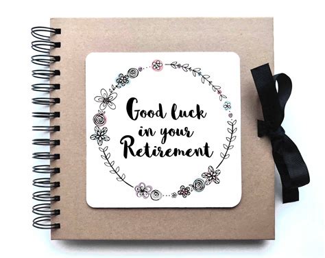 Keepsake Retirement gift / job leavers memory book / scrapbook album ...