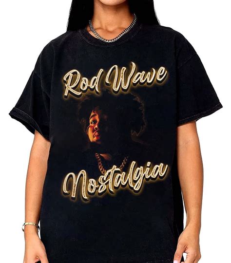 Rod Wave Nostalgia tour shirt, Rod Wave Concert, Rod Wave Graphic Tee ...