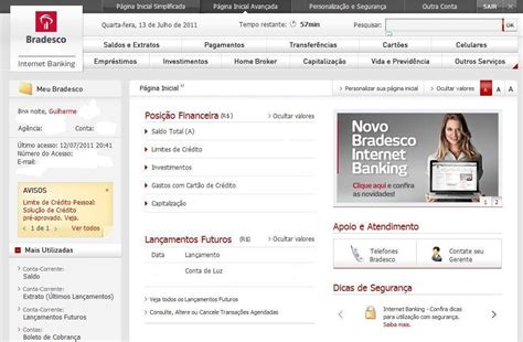 Bradesco reformula por completo seu Internet Banking - Valores Reais