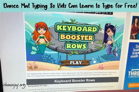 Dance Mat Typing So Kids Can Learn to Type for Free!