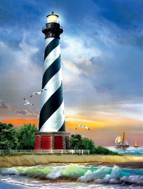 Cape Hatteras Lighthouse, 500 Pieces, SunsOut | Puzzle Warehouse