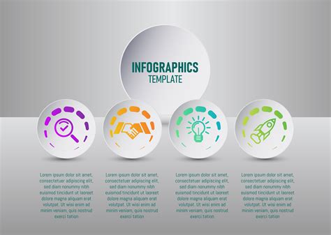 The vector of colorful infographics template for your business planning ...