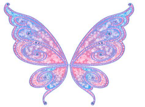 Realistic Fairy Wings PNG Image Background