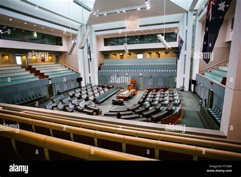 inside canberra parliament house senate Stock Photo - Alamy