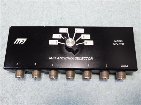 MFJ-1701 ANTENNA COAX SWITCH 6 POSITION 2000 WATT