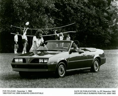 RARE 1983 Pontiac J2000/Sunbird Convertible for sale! - First ...