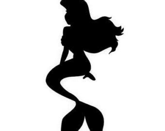 Mermaid Silhouette Images Clipart