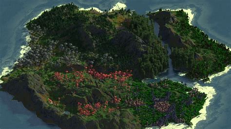 Mushroom forest - 2000x2000 Minecraft Map