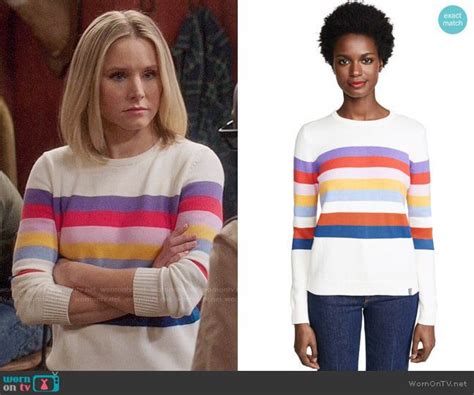 Eleanor’s rainbow striped sweater on The Good Place | Contemporary ...