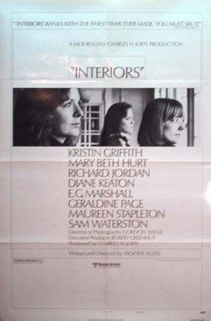 Interiors Movie Poster (#2 of 2) - IMP Awards