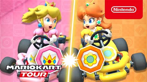 Mario Kart Tour - Peach vs. Daisy Tour Trailer - YouTube