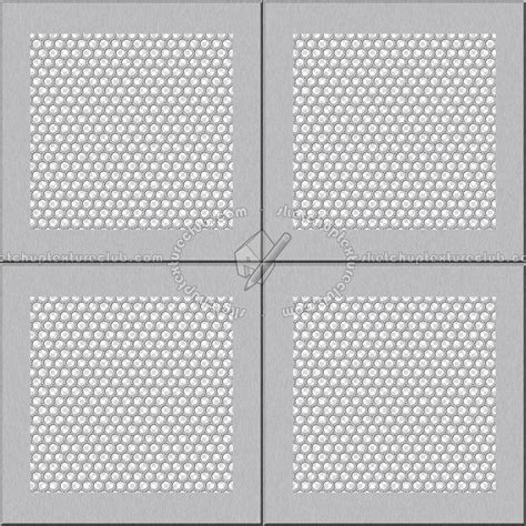 Aluminim ceiling perforated metal texture seamless 10567