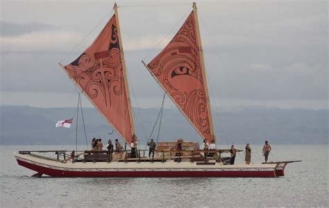 "Te Matau A Maui" based on traditional Maori Waka (boat/canoe) what a ...