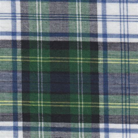 Madras Plaid Fabric | Madras Fabric: 100% Cotton