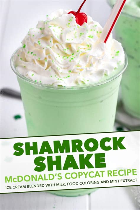 Copycat McDonald's Shamrock Shake | Recipe Cart