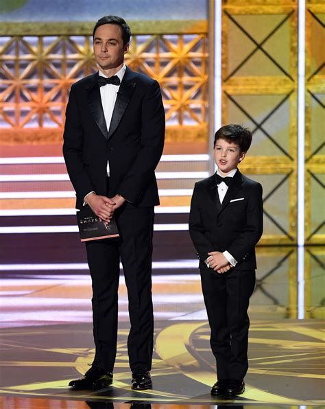 Watch: 'Young Sheldon' Actor Iain Armitage Makes Emmys Cameo With Jim ...