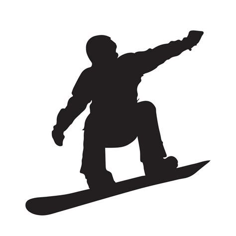 Snowboarding Silhouette Art 7944738 Vector Art at Vecteezy