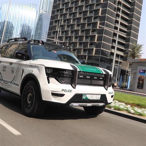 On the road with Dubai Police inside UAE-built 'Ghiath' patrol car