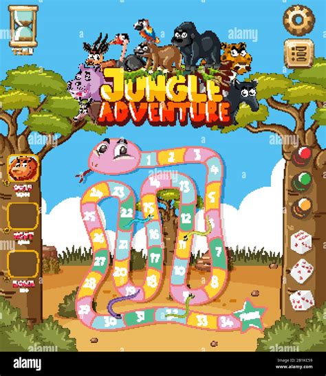 Background design for game with animals and forest background ...